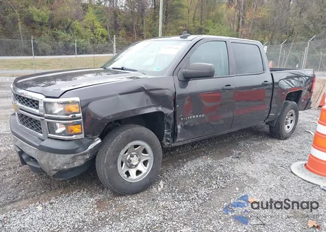 2015 Chevrolet Silverado 1500 Ls из США, поврежденный, VIN 3GCUKPEC7FG417160